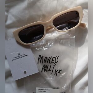 Winniok Princess Polly White Sunglasses
